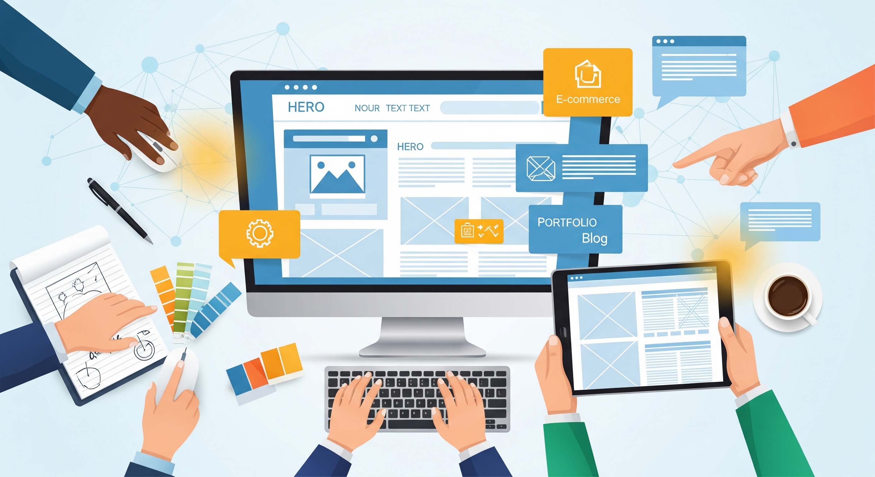 انشاء المواقع الالكترونية